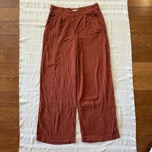 Wide Leg Linen Pants